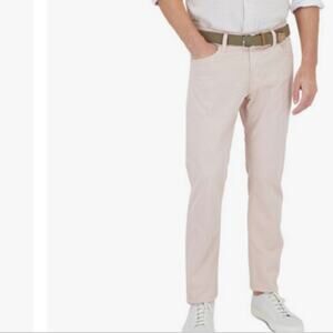 AG Tellis Vintage Pink Modern Slim Jeans Size 36x34 sueded Sateen NWT